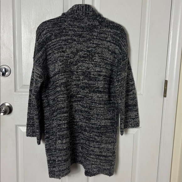 Zadig & Voltaire Alpaca Wool Blend Black and Gray Open Front Cardigan Size XS/S - Picture 4 of 12